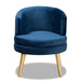 Baptiste Curved Accent Chair/Navy - Cool Stuff & Accessories