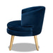 Baptiste Curved Accent Chair/Navy - Cool Stuff & Accessories