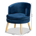 Baptiste Curved Accent Chair/Navy - Cool Stuff & Accessories