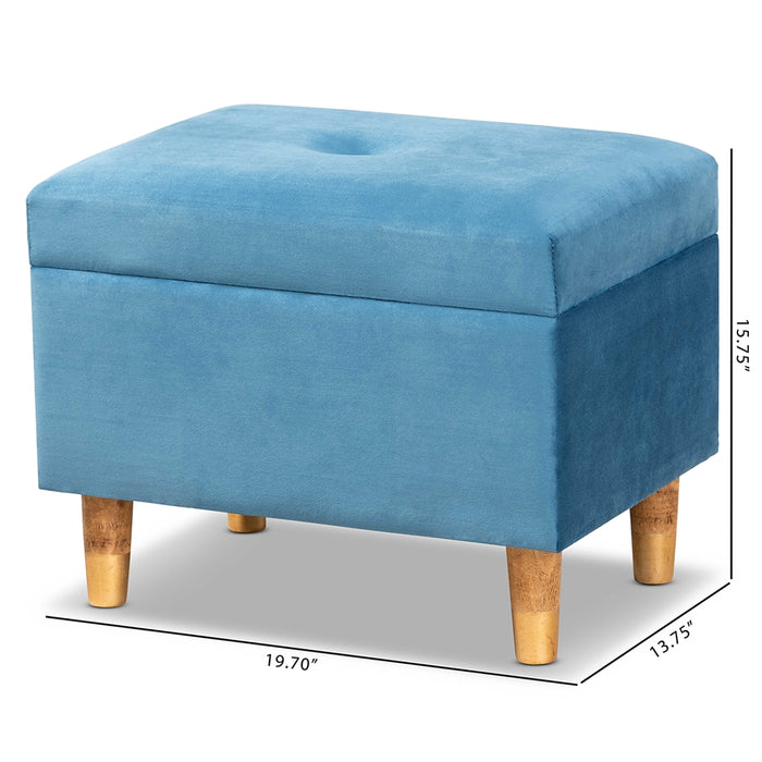 Elias Upholstered Storage Ottoman - Cool Stuff & Accessories