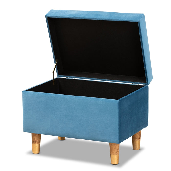 Elias Upholstered Storage Ottoman - Cool Stuff & Accessories