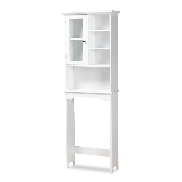 Campbell White Bathroom Storage Cabinet - Cool Stuff & Accessories