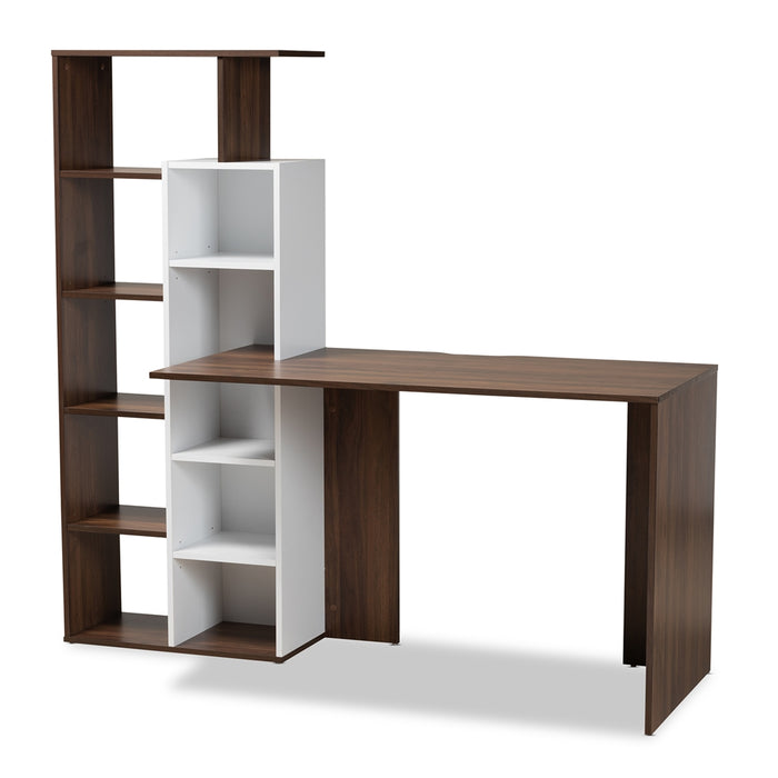 Rowan Computer Desk with Shelves - Cool Stuff & Accessories