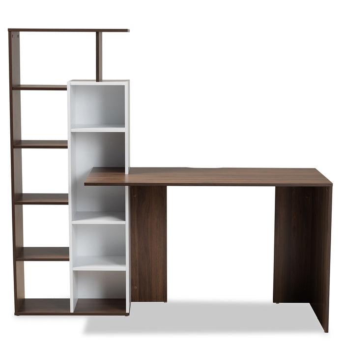 Rowan Computer Desk with Shelves - Cool Stuff & Accessories