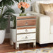 Ewan 3 Drawer Mirrored Nightstand - Cool Stuff & Accessories