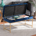 Aliana Upholstered Storage Ottoman/Navy - Cool Stuff & Accessories