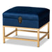 Aliana Small Storage Ottoman/Navy - Cool Stuff & Accessories