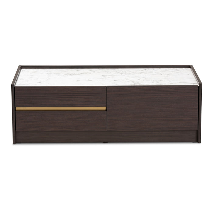 Walker Coffee Table With Faux Marble Top