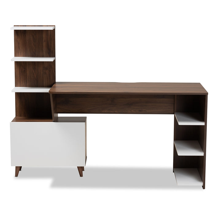 Tobias Walnut Computer Desk - Cool Stuff & Accessories