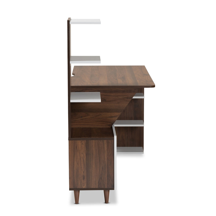 Tobias Walnut Computer Desk - Cool Stuff & Accessories