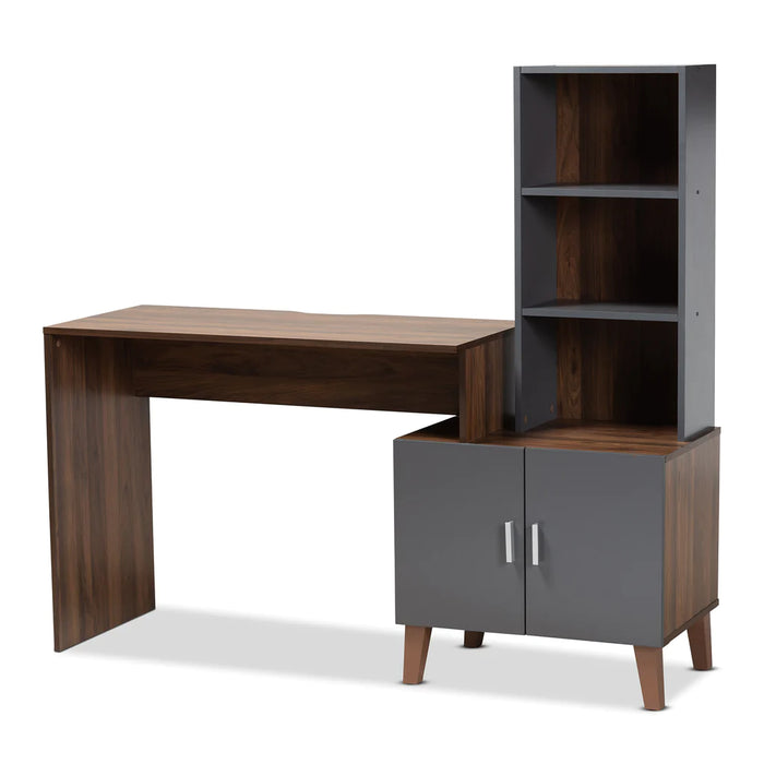JAEGER STORAGE DESK WITH SHELVES