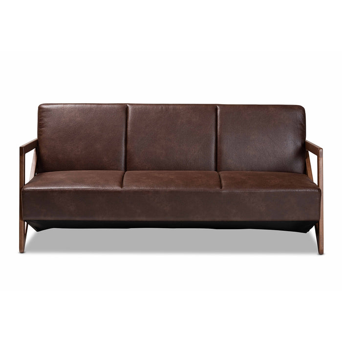 Christa Modern Faux Leather Sofa - Cool Stuff & Accessories