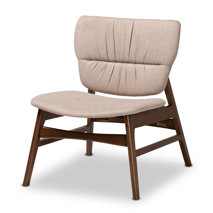 Benito Modern Wood Accent Chair/Beige - Cool Stuff & Accessories