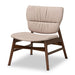 Benito Modern Wood Accent Chair/Beige - Cool Stuff & Accessories