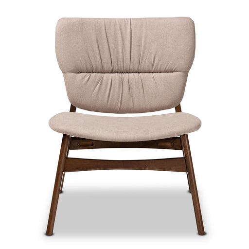 Benito Modern Wood Accent Chair/Beige - Cool Stuff & Accessories