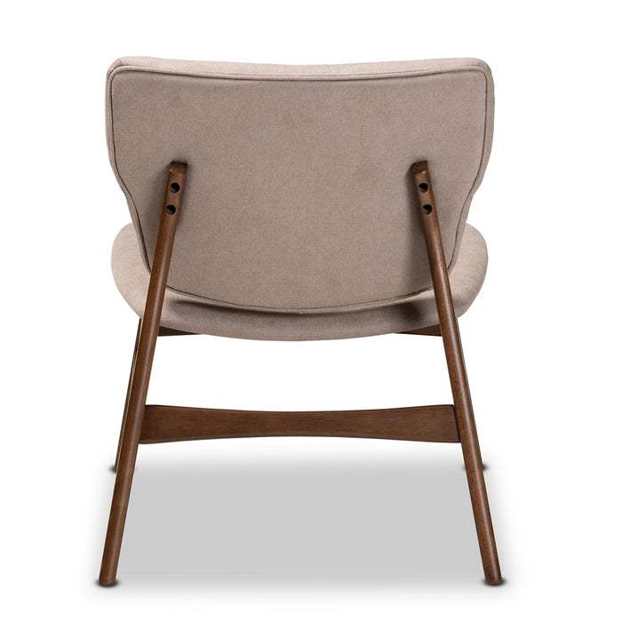 Benito Modern Wood Accent Chair/Beige - Cool Stuff & Accessories
