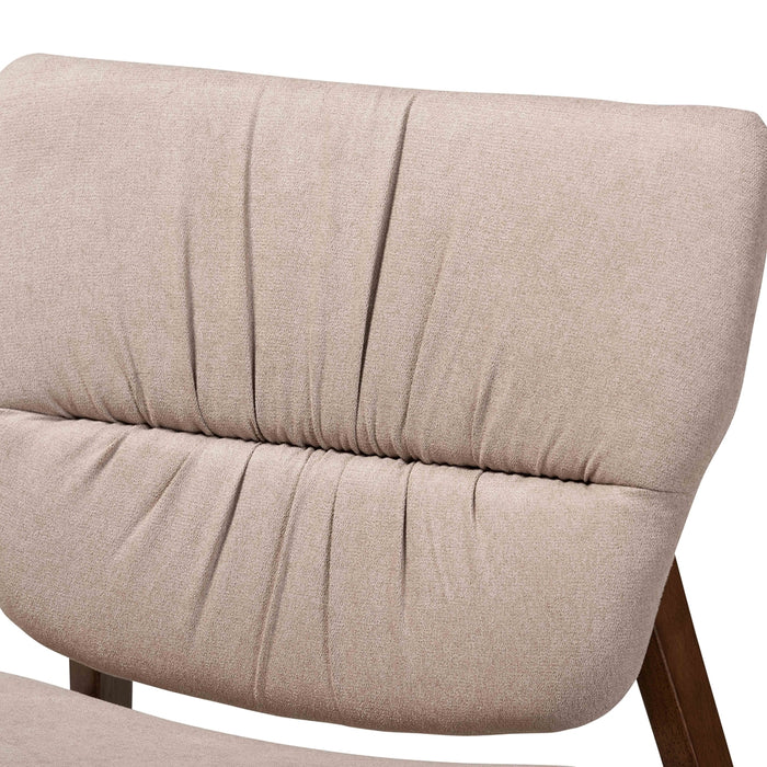 Benito Modern Wood Accent Chair/Beige - Cool Stuff & Accessories