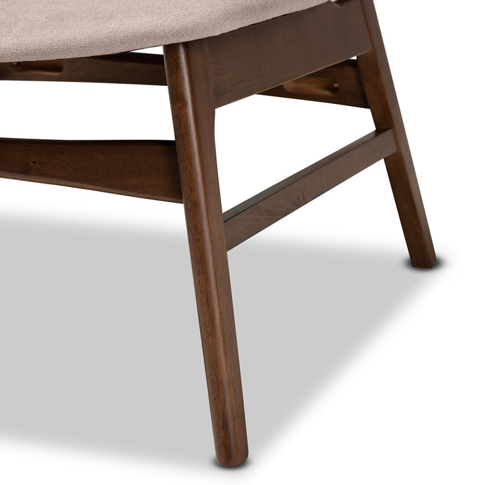 Benito Modern Wood Accent Chair/Beige - Cool Stuff & Accessories