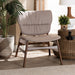 Benito Modern Wood Accent Chair/Beige - Cool Stuff & Accessories