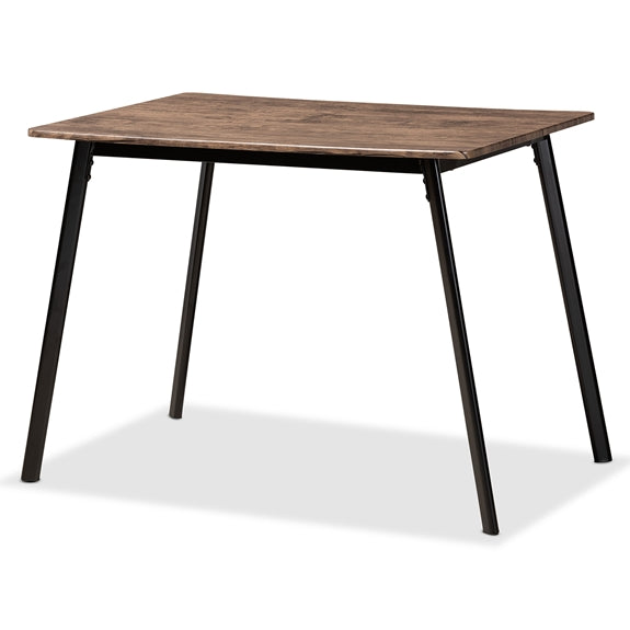 Calder Black Metal Dining Table