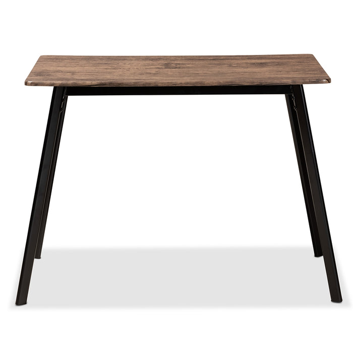 Calder Black Metal Dining Table