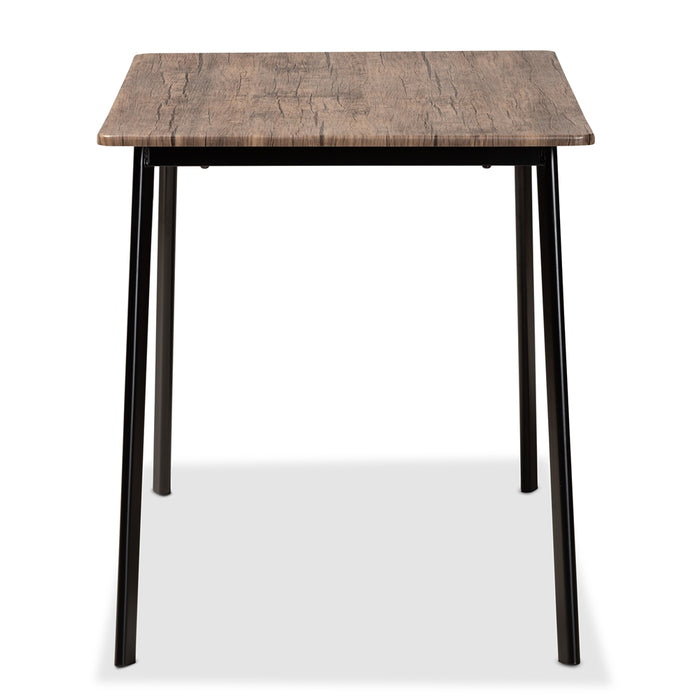 Calder Black Metal Dining Table