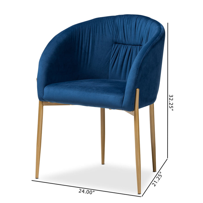 Ballard Modern Dining Chair/Navy Blue