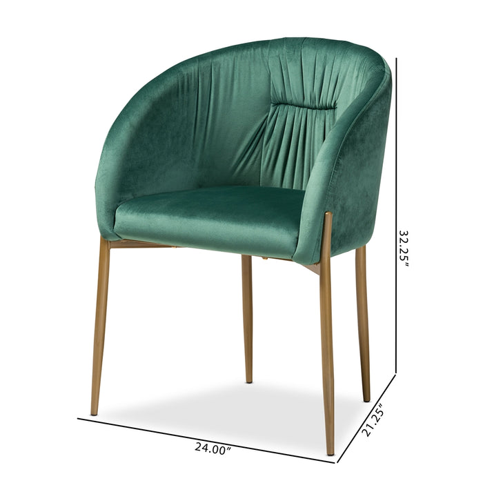 Ballard Modern Dining Chair/Emerald Green
