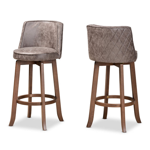 Adams 2 Piece Bar Stool Set/Grey - Cool Stuff & Accessories