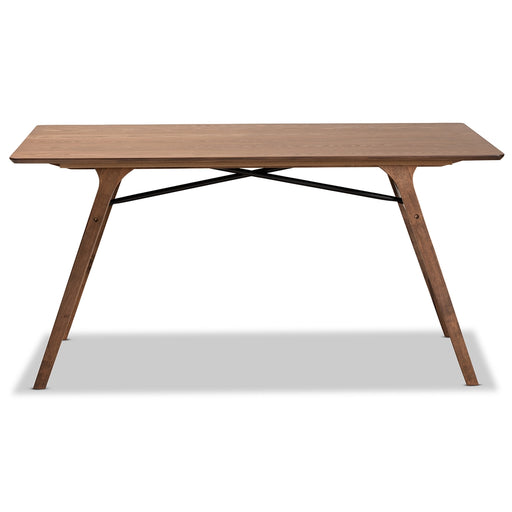 Saxton Contemporary Wood Dining Table - Cool Stuff & Accessories