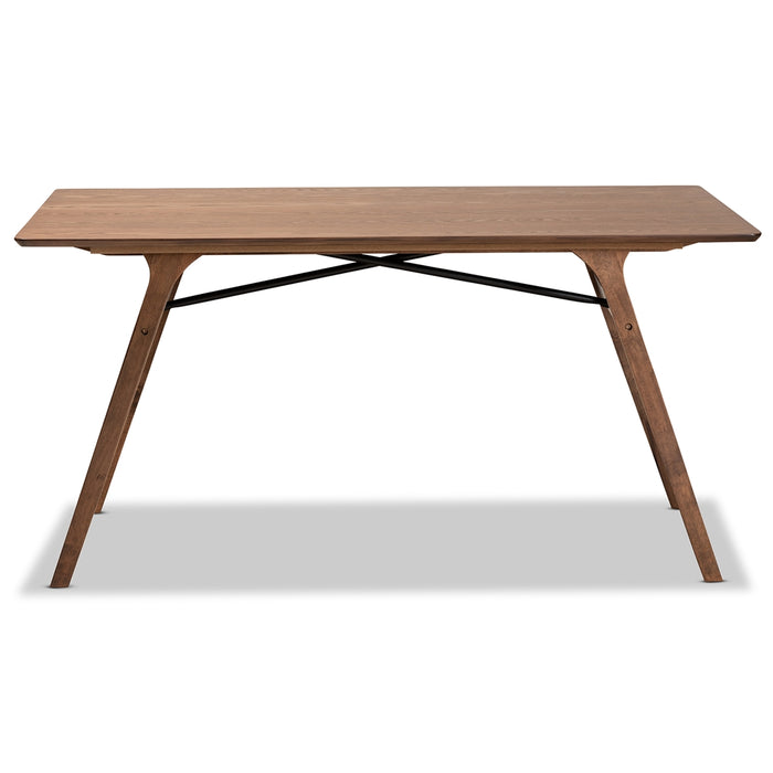 Saxton Contemporary Wood Dining Table - Cool Stuff & Accessories