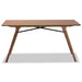 Saxton Contemporary Wood Dining Table - Cool Stuff & Accessories