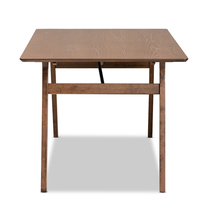 Saxton Contemporary Wood Dining Table - Cool Stuff & Accessories