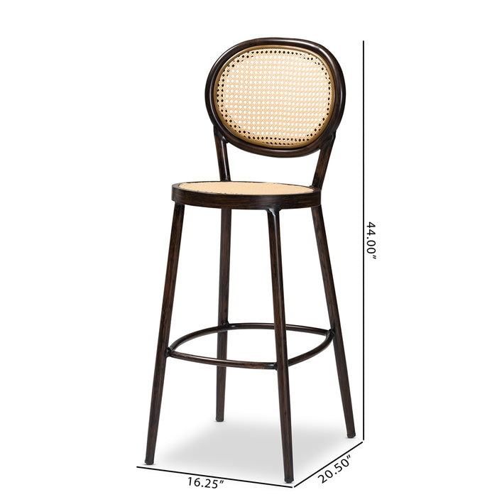 Thalia Rattan Outdoor Bar Stool