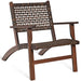 3PCS Outdoor Wooden Patio Rattan Furniture Set - Cool Stuff & Accessories