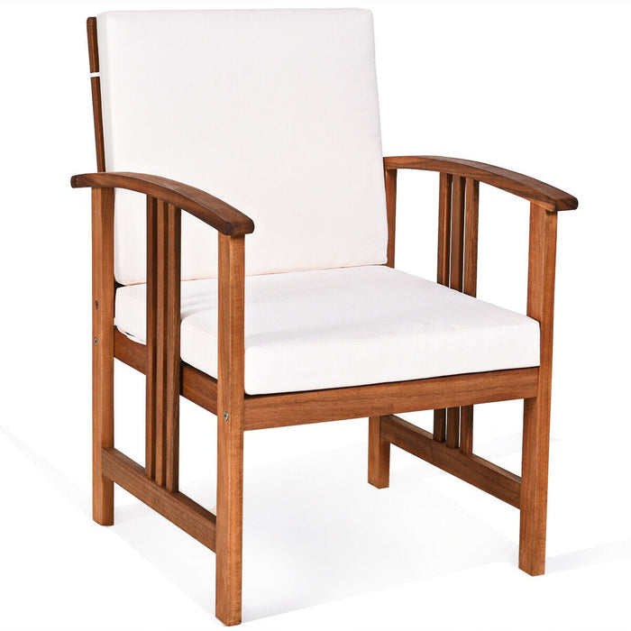 3PC Solid Wood Outdoor Patio Sofa Furniture Set - Cool Stuff & Accessories