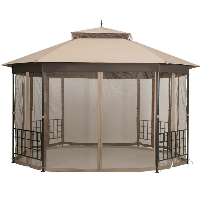 10’x 12’ Octagonal Patio Gazebo - Cool Stuff & Accessories