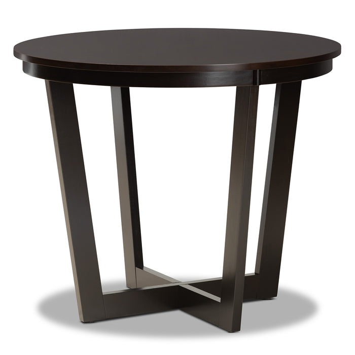 Alayna Wood Dining Table/Dark Brown - Cool Stuff & Accessories