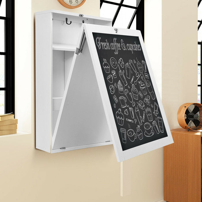 Convertible Wall Mounted Table with A Chalkboard/White - Cool Stuff & Accessories