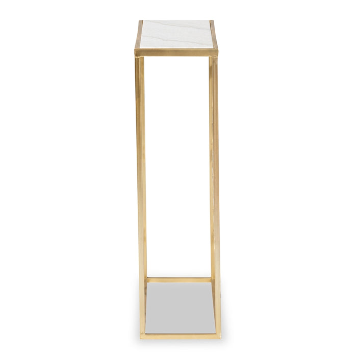 Calanthe Console Table With Marble Tabletop