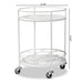 Dallan Industrial Kitchen Cart / White - Cool Stuff & Accessories