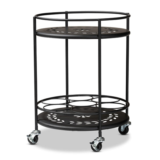 Dallan Industrial Kitchen Cart / Black - Cool Stuff & Accessories