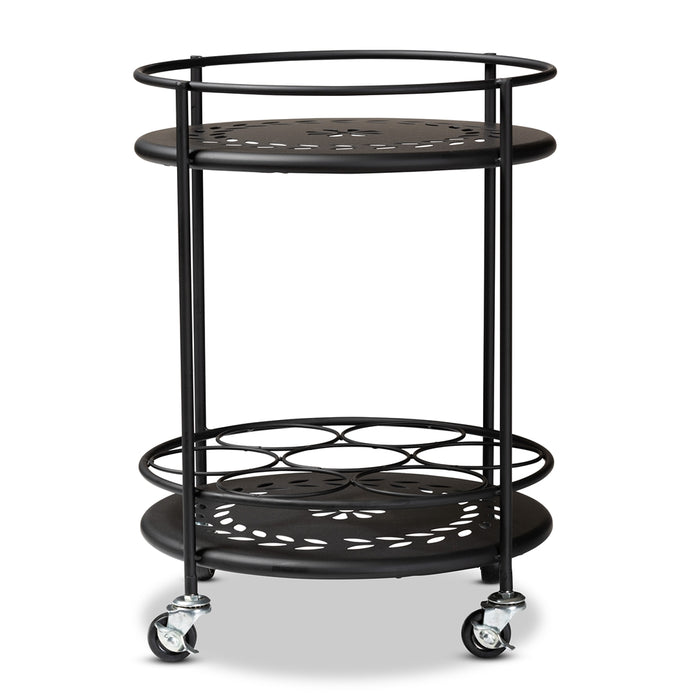 Dallan Industrial Kitchen Cart / Black - Cool Stuff & Accessories