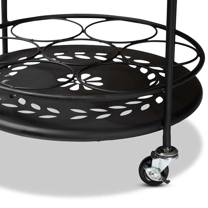 Dallan Industrial Kitchen Cart / Black - Cool Stuff & Accessories