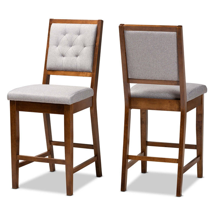 Gideon Counter Stool/Grey Walnut