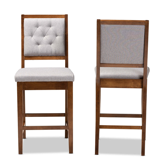 Gideon Counter Stool/Grey Walnut