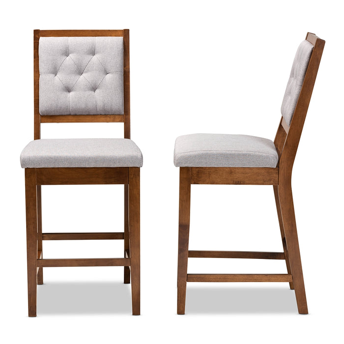 Gideon Counter Stool/Grey Walnut