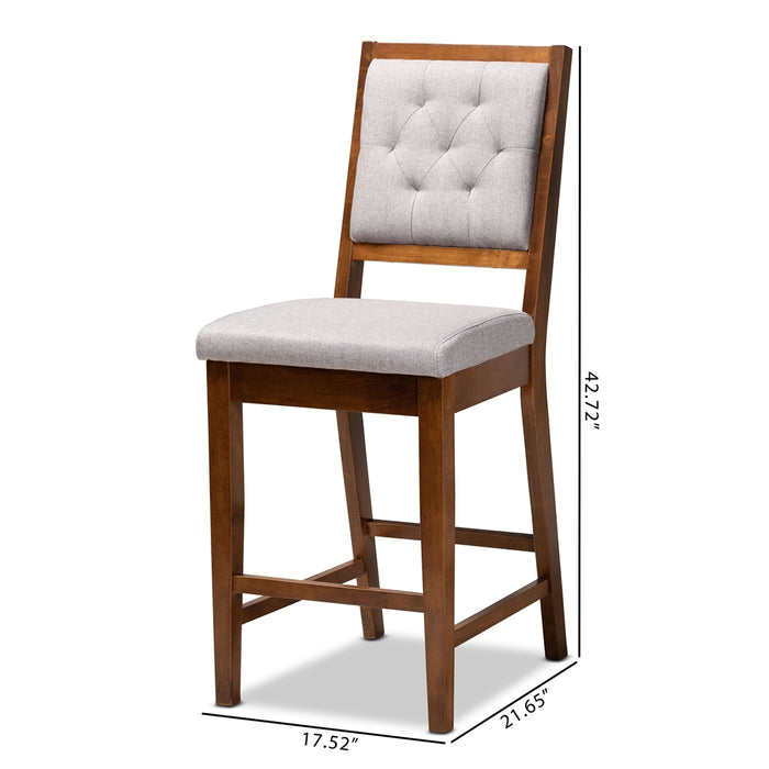 Gideon Counter Stool/Grey Walnut