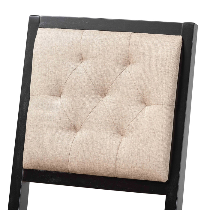 Gideon Bar Stool/ Sand Dark Brown