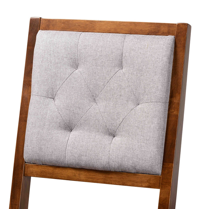 Gideon Bar Stool/ Grey Walnut